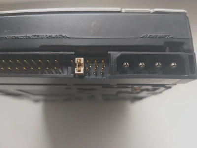 Maxtor disk with jumper set to &ldquo;master&rdquo; mode